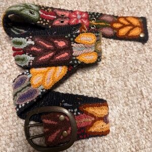 Peruvian embroidered belt